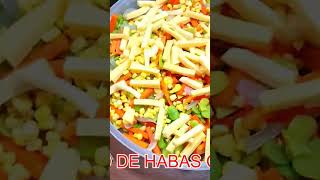 Solterito Cusqueño de Habas con Queso #recetas #ensalada #cocina #comida