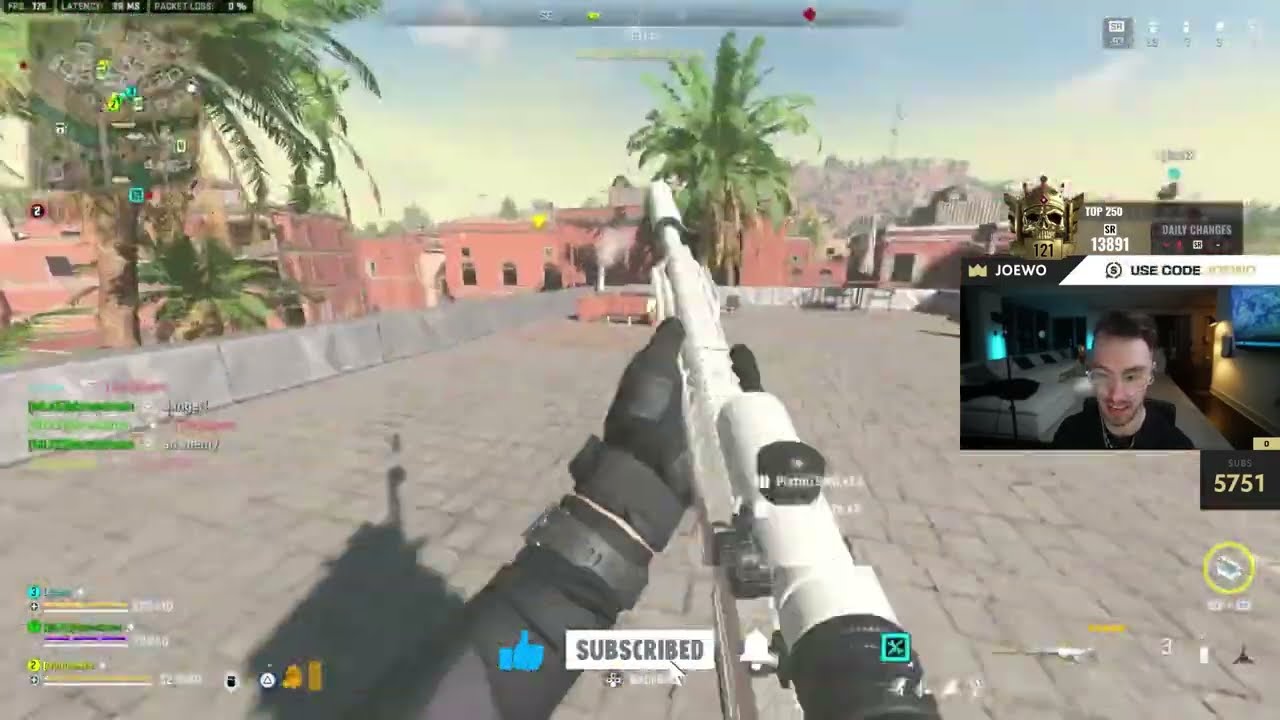 JOEWO THINKS THIS ENEMY IS CHEATING AFTER BEING DELETED BY THE MOST OP SECONDARY IN WARZONE 2… 😳