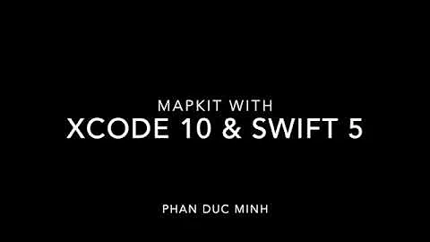 MapKit iOS  -  Map search - Part 2 - Swift 5 & Xcode 10 - Tutorial 2019