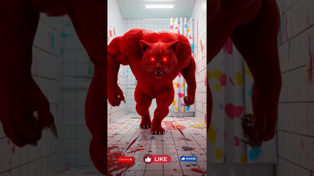 The Red Monster Destroys the City! 🏙️😱 What Happens Next? 