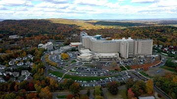 UConn Health Aerial Campus View Autumn 