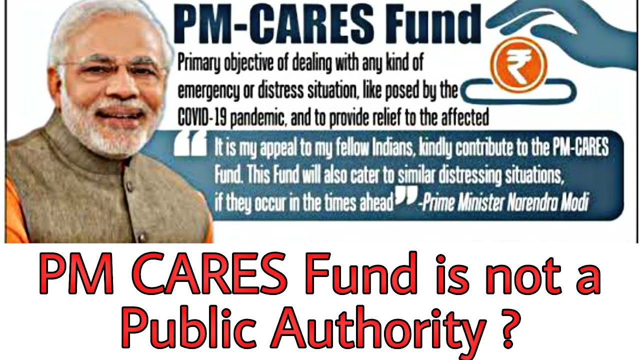 PM CARES Fund is not a Public Authority : Prime Minister's Office | What is Public Authority ? RTI