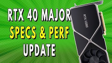 RTX 4090 MAJOR Specs & Performance UPDATE - Nvidia CHANGES RTX 40 Plans | DLSS 3 is COMING