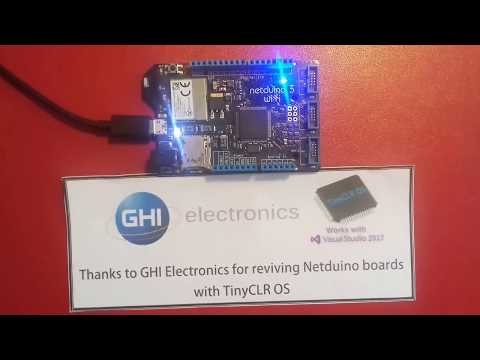 GHI TiniCLR OS run on Netduino 3 wifi