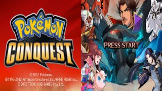 Pokémon Conquest Title Screen and Intros (NDS) Horizontal Screen