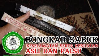BONGKAR RAHASIA SABUK KEKUATAN DAN KESELAMATAN‼️Awas Barang Palsu Tak Berkhodam