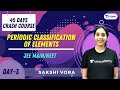 Periodic Classification of Elements | Day-3 | 45 Days Crash Course | JEE/NEET | Unacademy | Sakshi