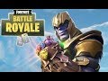 First Time Being Thanos | Fortnite Gameplay (Amazing)