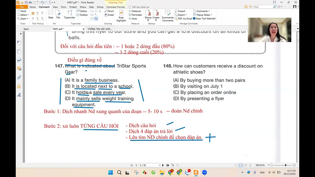 CHIẾN THUẬT MAX ĐIỂM TOEIC READING PART 7 || ĐỀ TOEIC SÁT THỰC TẾ NHẤT 2025 || MS THẮM TOEIC
