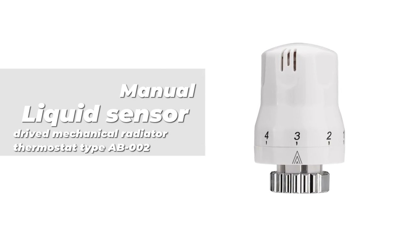 Liquid sensor drived mechanical radiator thermostat type AB-002