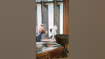 Hot Rivets Airhammered onto The Bedrock Anchored Steel Frame of @gast123465 @theempirestatebldg