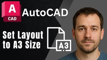AutoCAD: How to Set Layout to A3 Paper Size (Plot Setup Tutorial)