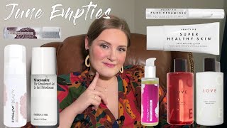 JUNE BEAUTY EMPTIES: Fitglow, Beauty Pie & lot’s o’ body care