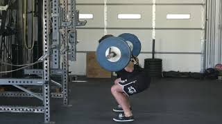 Power Athlete Squat with Staggered Stance