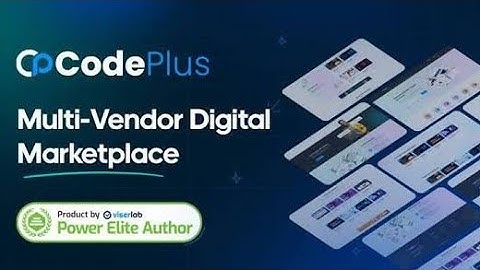 CodePlus – Multi Vendor Digital Marketplace Script l Digital Products Selling Website Development 