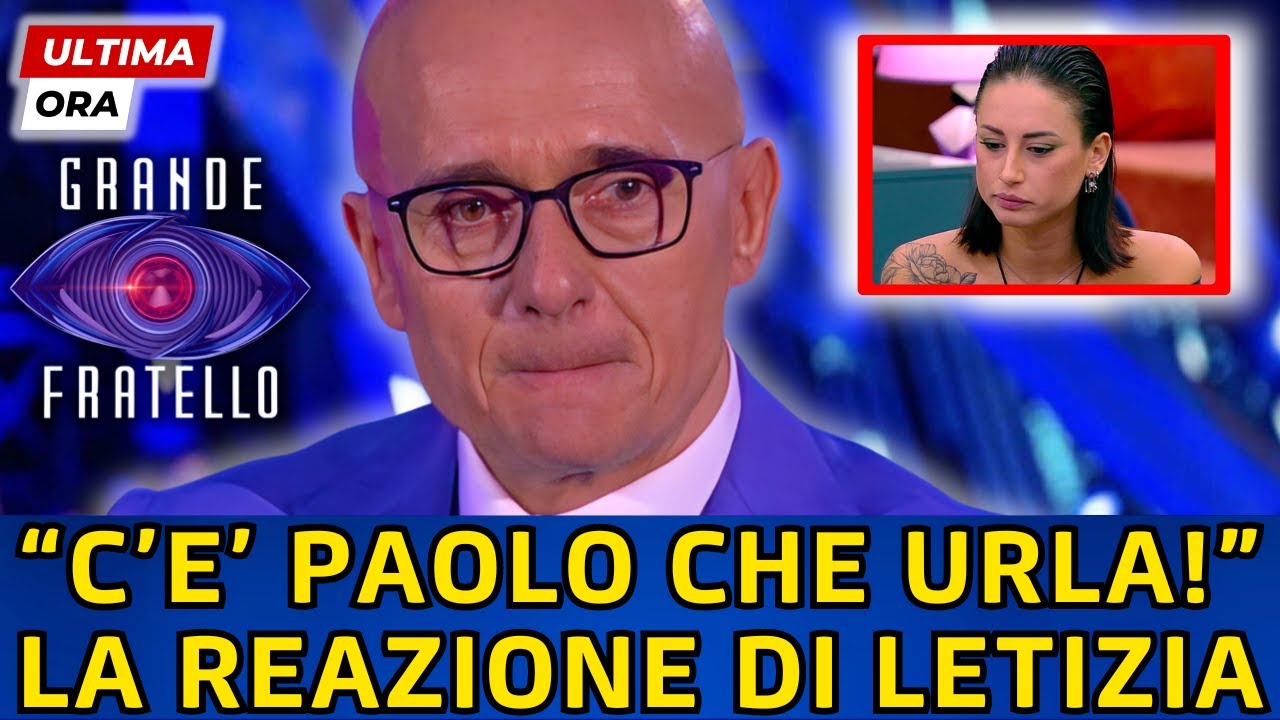 🔴GRANDE FRATELLO: ALFONSO SIGNORINI IN LACRIME - PAOLO MASELLA URLA - LA REAZIONE DI LETIZIA PETRIS