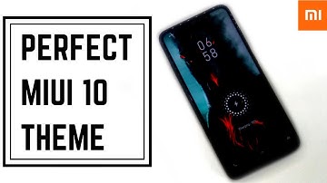 Perfect Dark Miui 10 Theme For May 2019