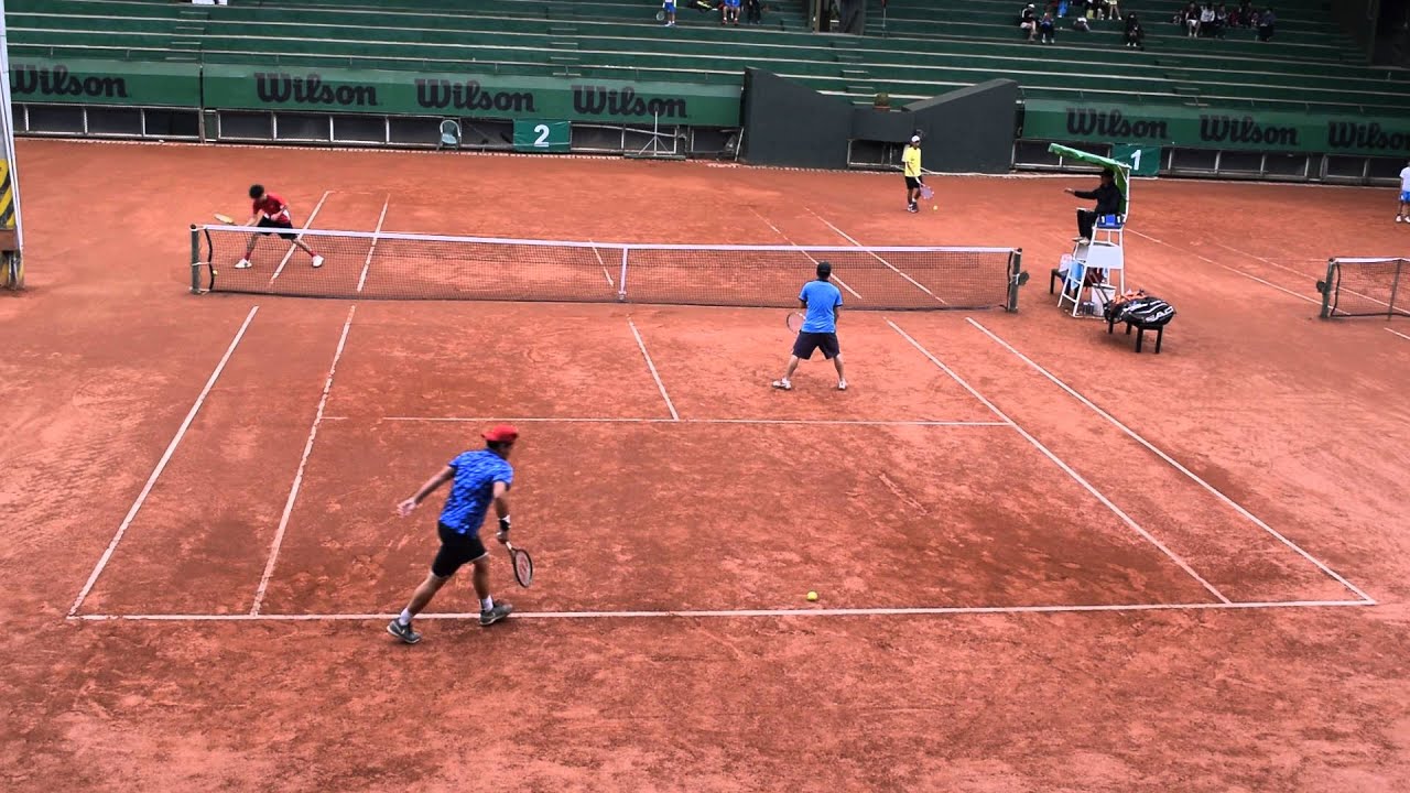 2016 titan盃 男雙決賽  林維德+梁文耀 VS 莊庭宇+陳威任  全國網球積分錦標賽 比賽的前幾局