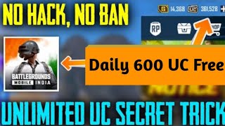 🤩HOW TO GET FREE UNLIMITED UC IN BATTLEGROUND MOBILE INDIA | BGMI FREE UC | GET FREE 600 UC IN BGMI screenshot 4