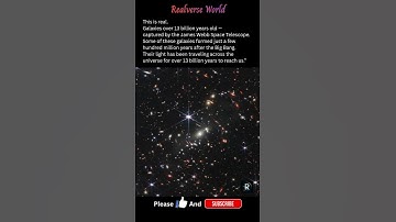 “The Real JWST Deep Field – Galaxies From 13 Billion Years Ago”  #universe #space #star #galaxy