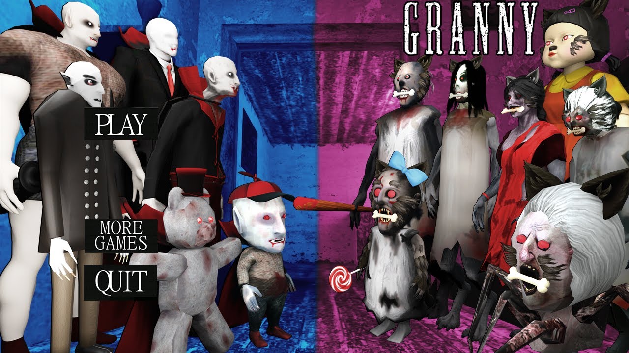 VAMPIRE vs WEREWOLF Bosses Mode - Granny Animation Full Gameplay