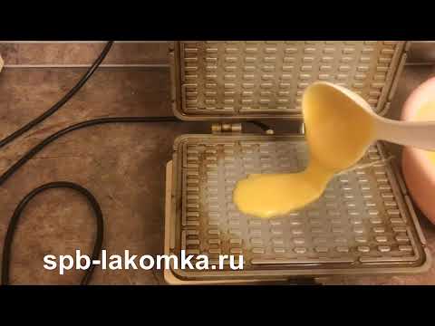 Вафельница для тонких вафель Лакомка в деле:)