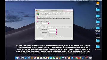 HOW TO EDIT OR CHANGE MISSION CONTROL KEYBOARD SHORTCUT IN MAC OS MOJAVE