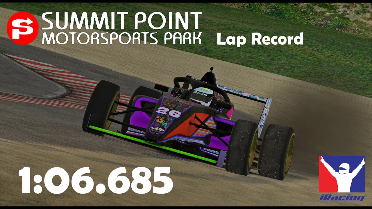 iRacing Formula 4 Summit Point Raceway - 1:06.658 - YouTube