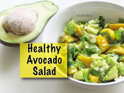 Avocado Mango Salsa Recipe - Avocado Recipes For Weight Loss - Healthy Fat Burning Salad