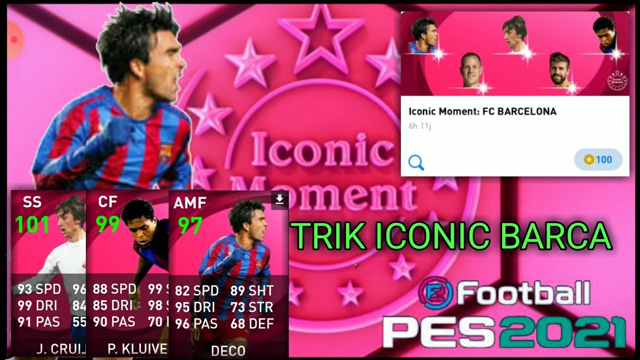 Trik AJAIB !!! Cara mendapatkan iconic moment barcelona di