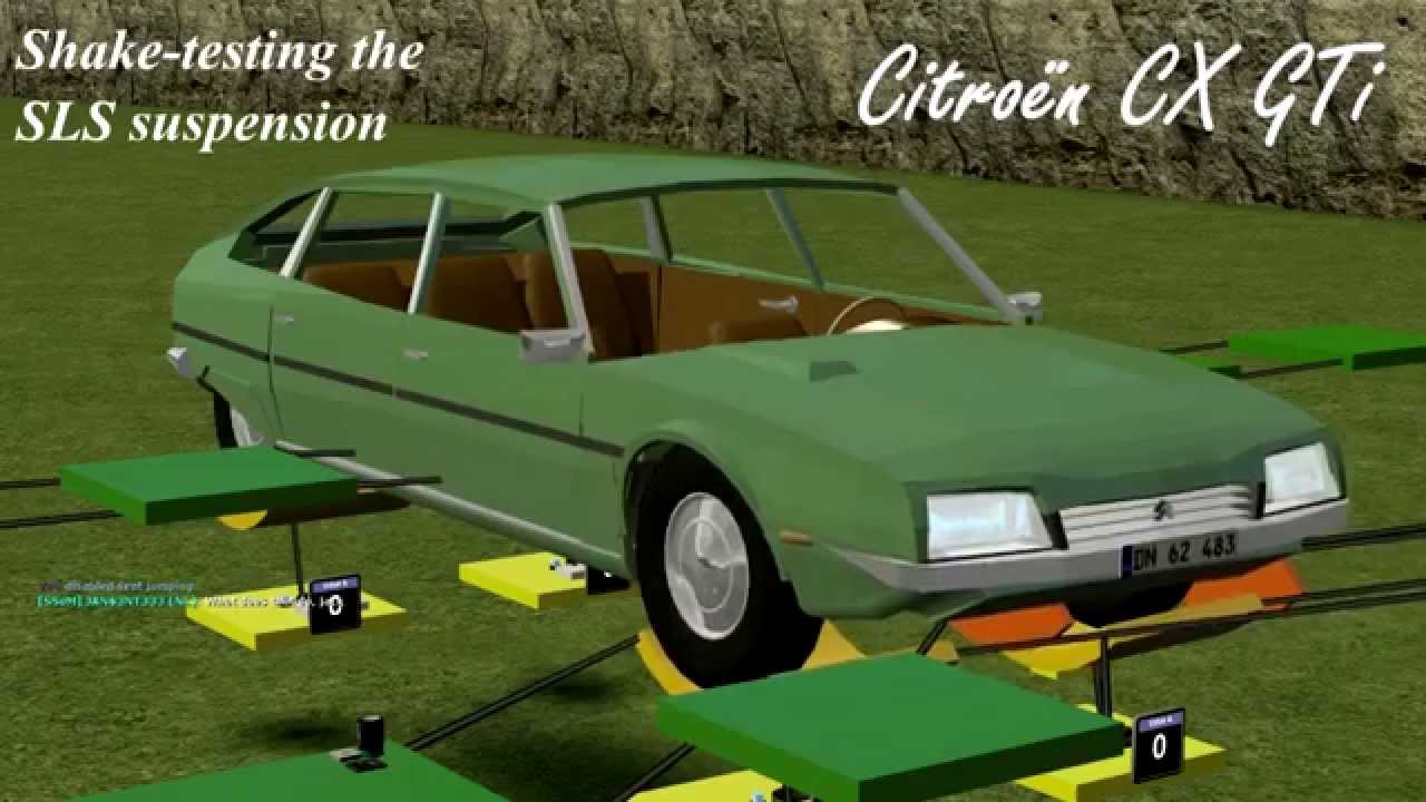 [WIP] Shake-testing the Self-Leveling Suspension on a Citroën CX GTi
