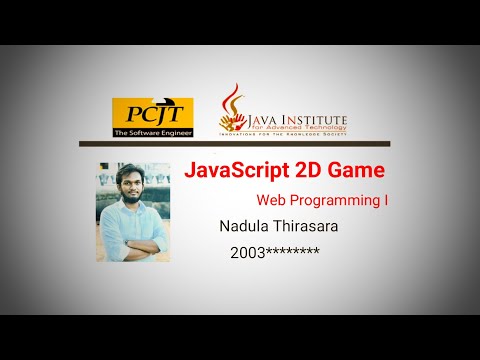 JavaScript 2D Game Development