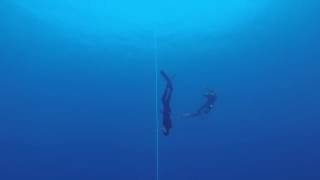 Freediving to 51 meters. bifins - Chango Depth Challenge