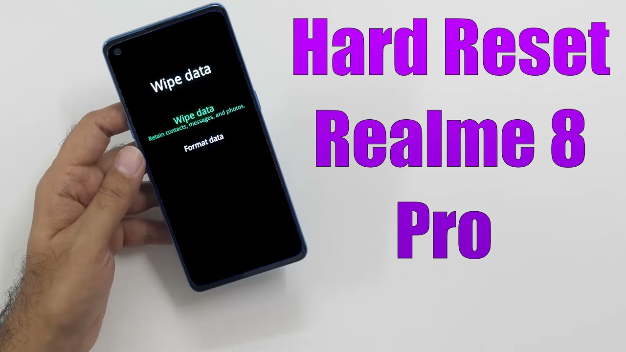 Hard Reset Realme 8 Pro | Factory Reset Remove Pattern/Lock/Password (How to Guide)