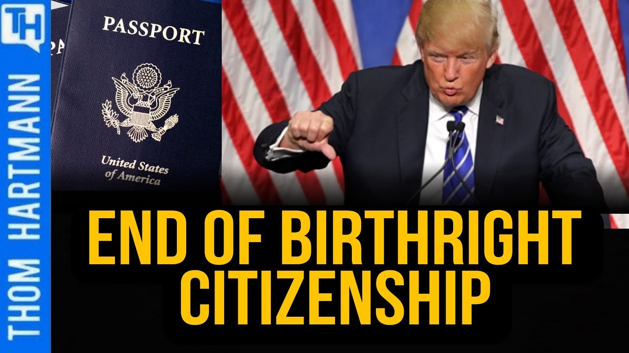 If Birthright Citizenship Ends For "Dangerous" People, Every White Christian Man Would Be Deported
