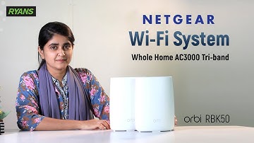 Netgear Orbi RBK50 Tri-band Mesh WiFi System