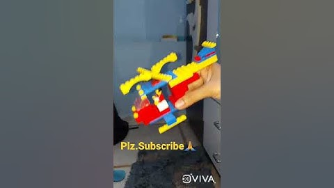 Expert building block helicopter