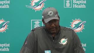 Dolphins Live: DC Patrick Graham meets with the media.