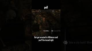 pull — The Elder Scrolls V: Skyrim dialogue scene