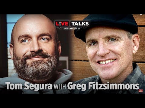 Tom Segura in conversation with Greg Fitzsimmons at Live Talks Los Angeles