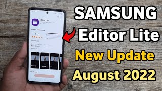 Samsung Editor Lite : New Update  | How To Use Samsung Editor Lite screenshot 4
