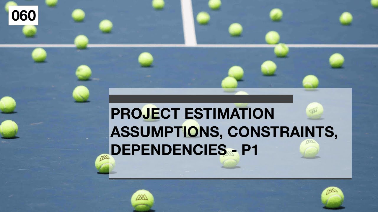 NTP 060 Project Estimation -Một số ví dụ thực tế về Assumptions ...