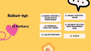 FEQAH TAHUN 1 : SOLAT (Rukun-rukun solat & Cara-cara mengerjakan solat)
