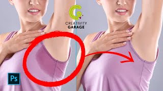 Learn to remove sweaty underarm spots in minutes | Photoshop