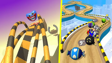 Going Balls Vs Action Balls All Levels Gameplay Android iOS #245