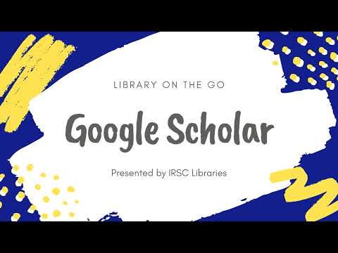 Google Scholar (updated)