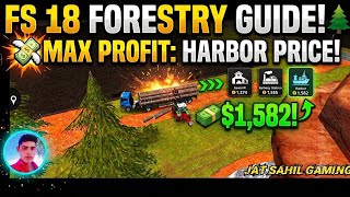 Farming Simulator 18 | Ultimate Forestry Guide &amp; Max Profit Strategy 🌲💸 | Jat Sahil Gaming