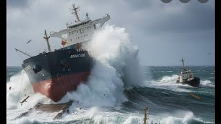 Ship Launch  10 Awesome Waves, FAILS and CLOSE CALLS