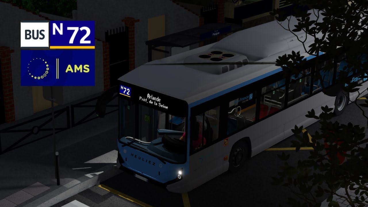 [Seine Sud Est : Bus N72] Bertollie RER - Prefecture de la Seine ...