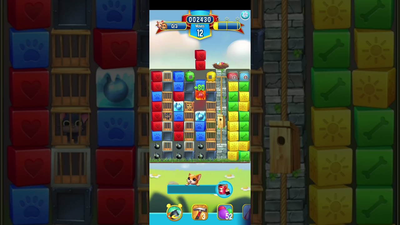 Pet Rescue Saga level 4879 no boosters